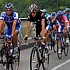 Frank Schleck at the front of the pack during stage 5 of the Tour de France 2006